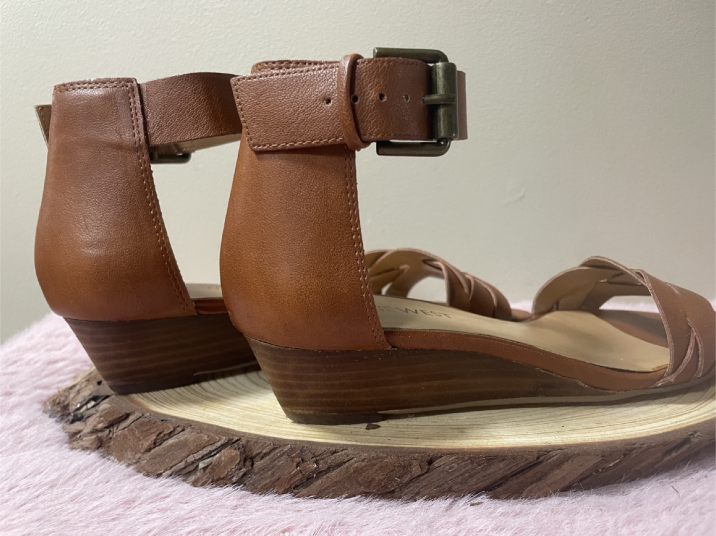 Nine West Brown Leather Ankle Strap Sandals - photo 4