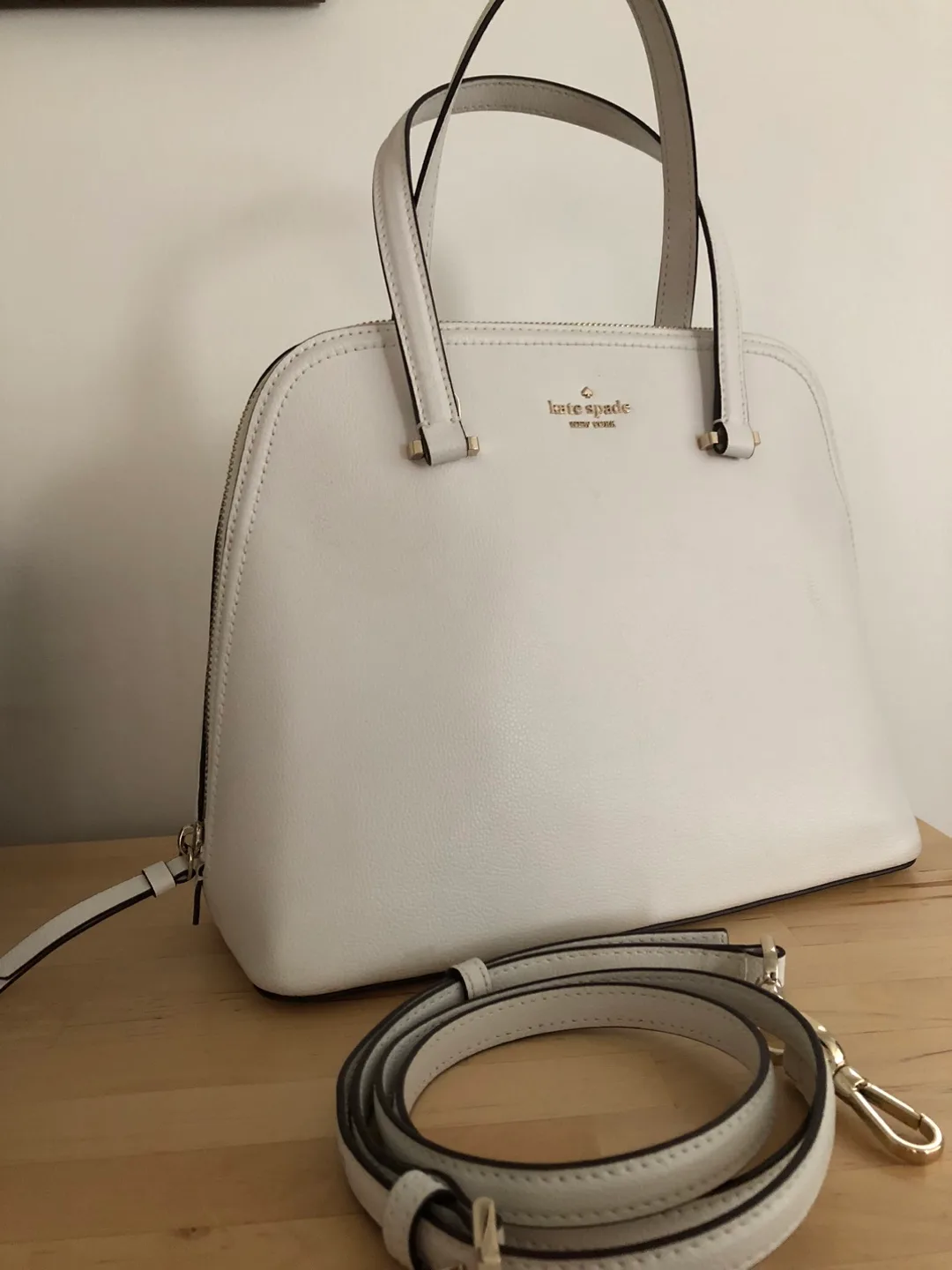 Kate Spade Satchel - White thumbnail