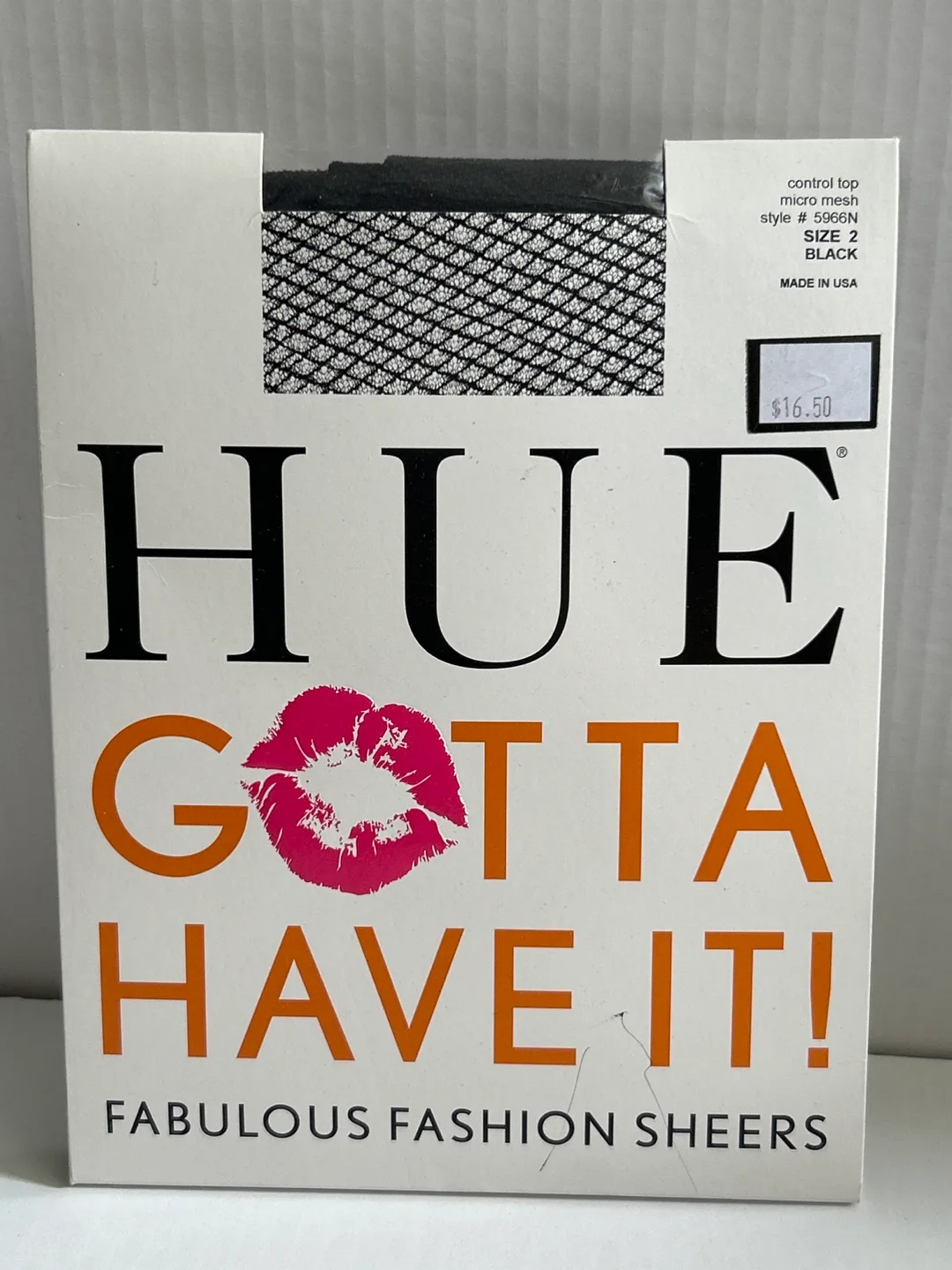 HUE Fabulous Fashion Sheers, Size 2, Black image indicator(2)