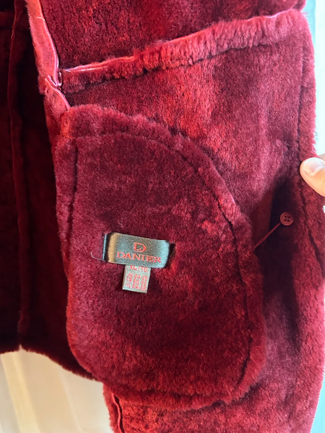 Danier Red Shearling Coat 🥕 image indicator(3)