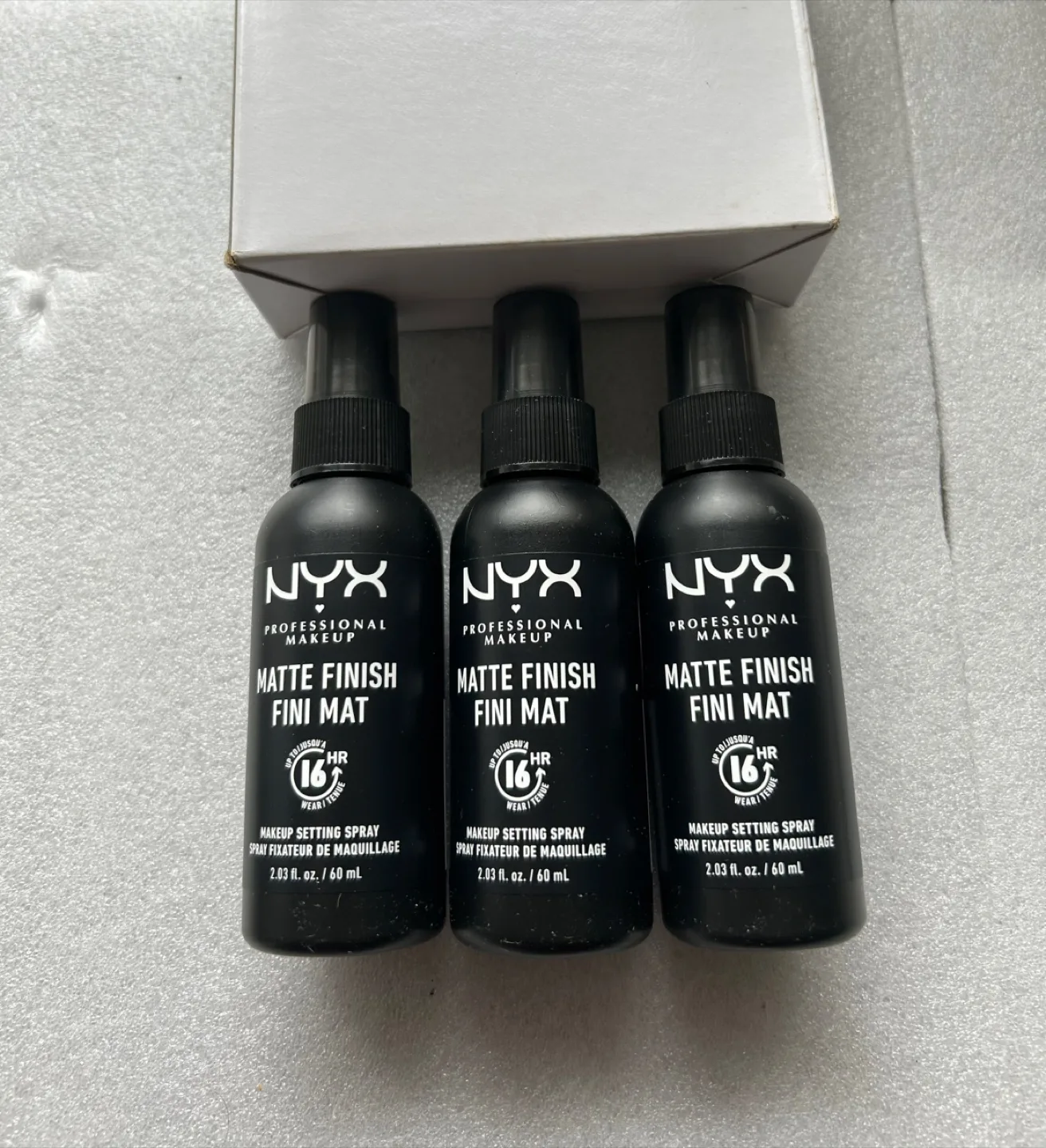 New 3 PCS of NYX Makeup Setting Spray Matte Finish 60mL each thumbnail