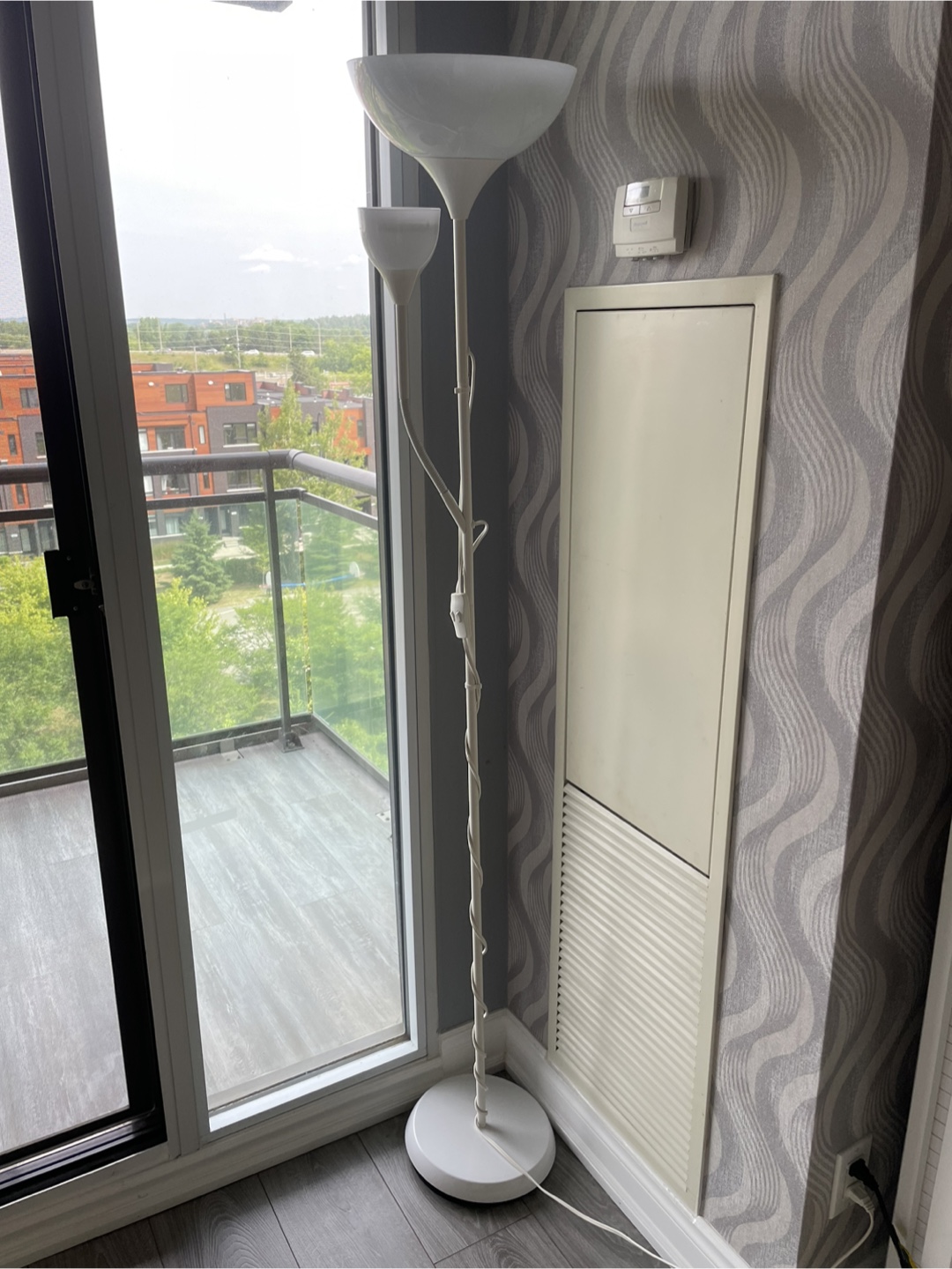 IKEA Floor Lamp, White - Like New