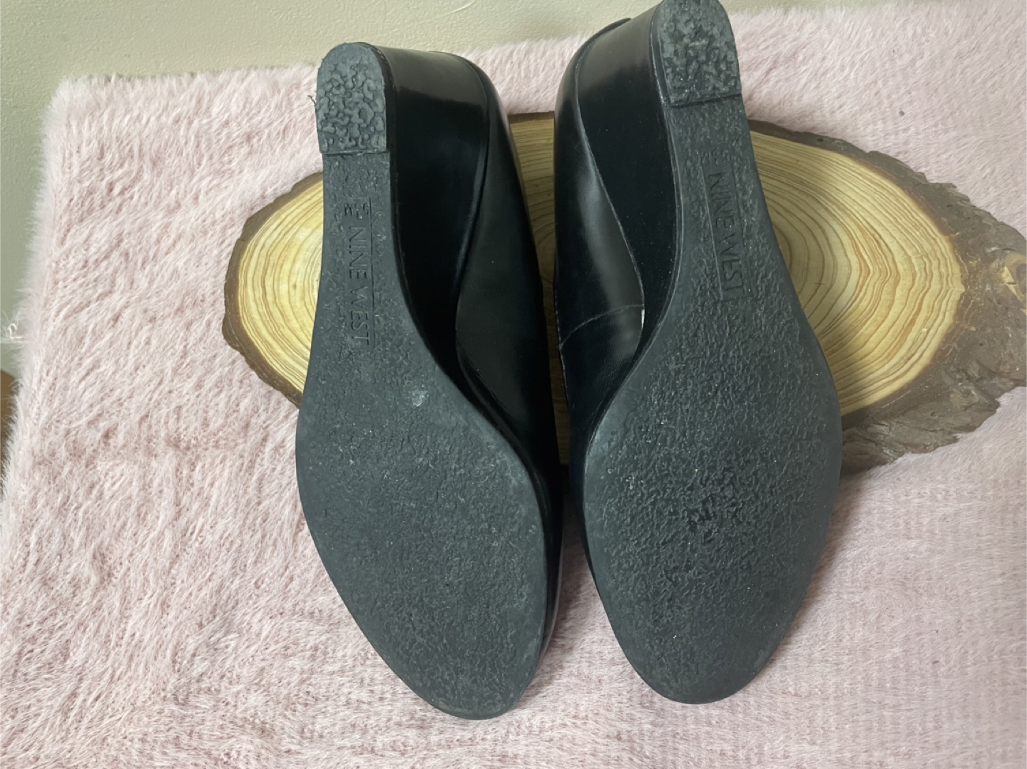 Nine West Black Wedge Heel Shoes - photo 5