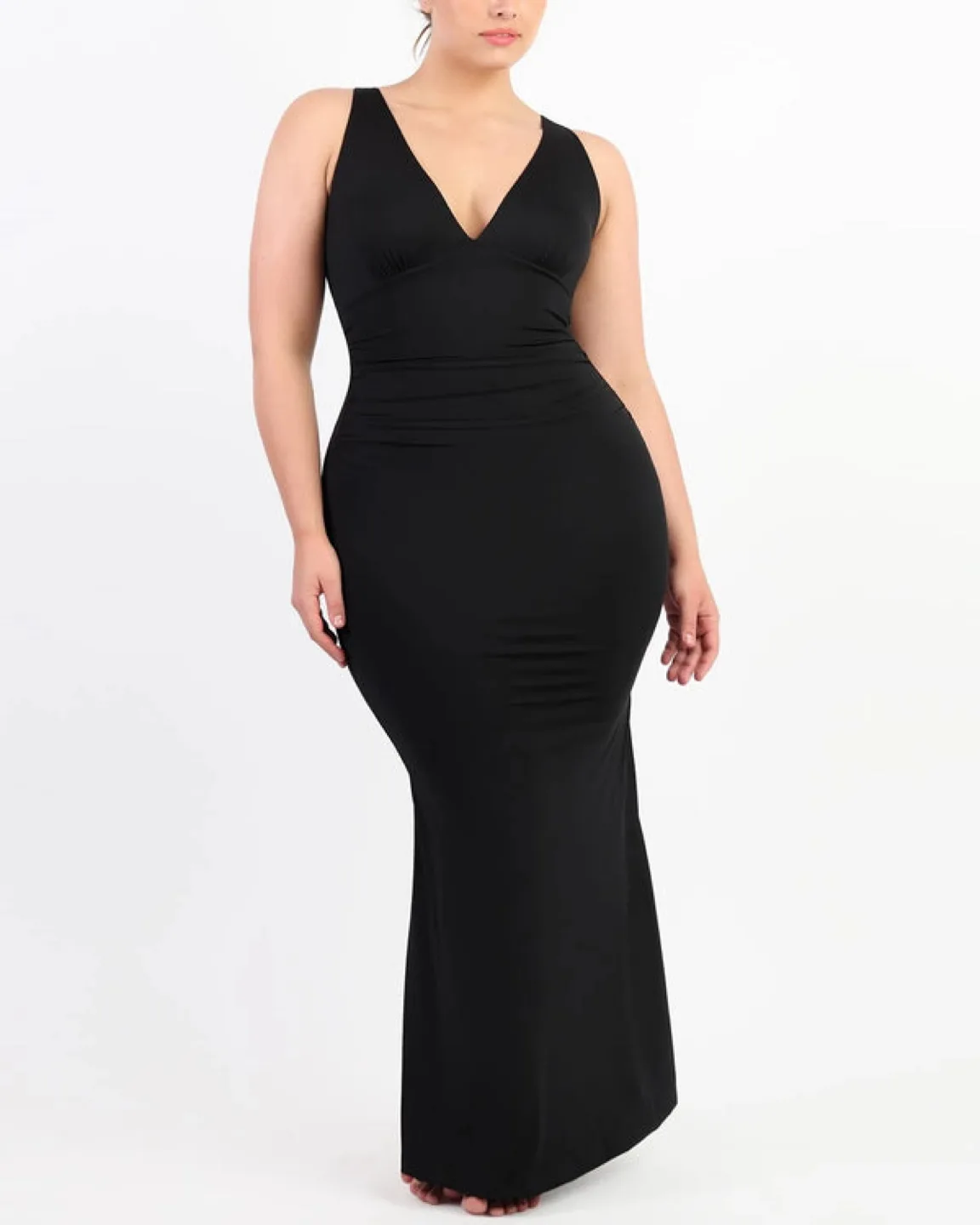 Shapellx Black Dress with built-in body shaper thumbnail