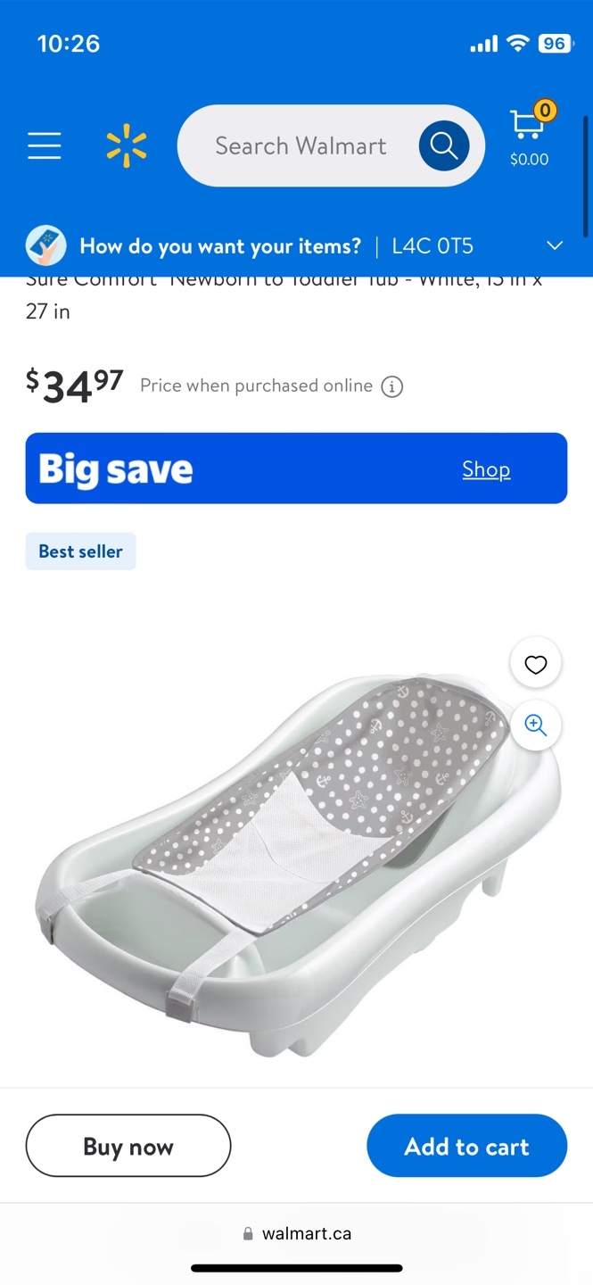 Sure Comfort Newborn to Toddler Tub - White - photo 2