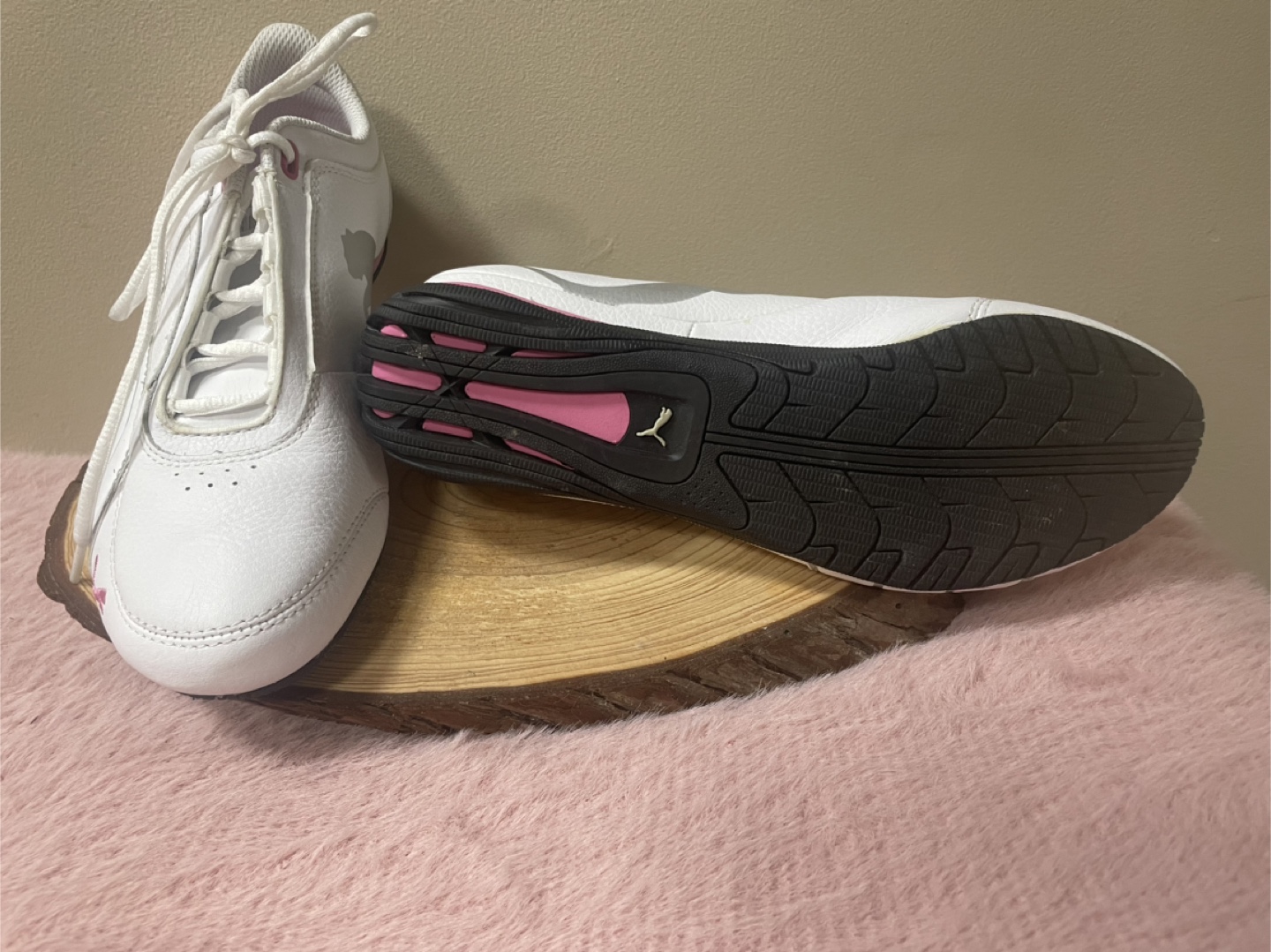 Puma White Leather Sneakers - photo 3