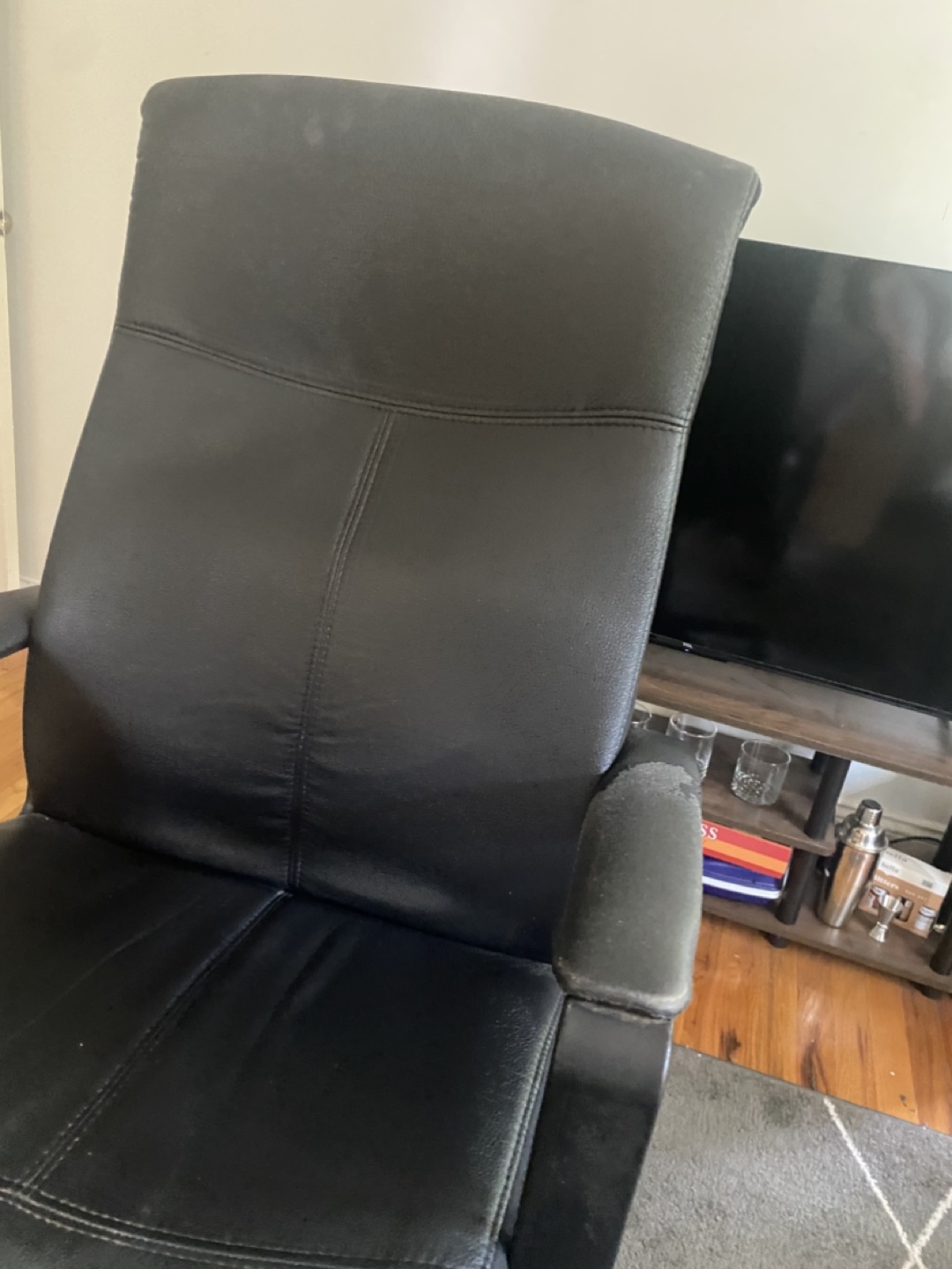Black Office Chair - Gently Used - photo 5