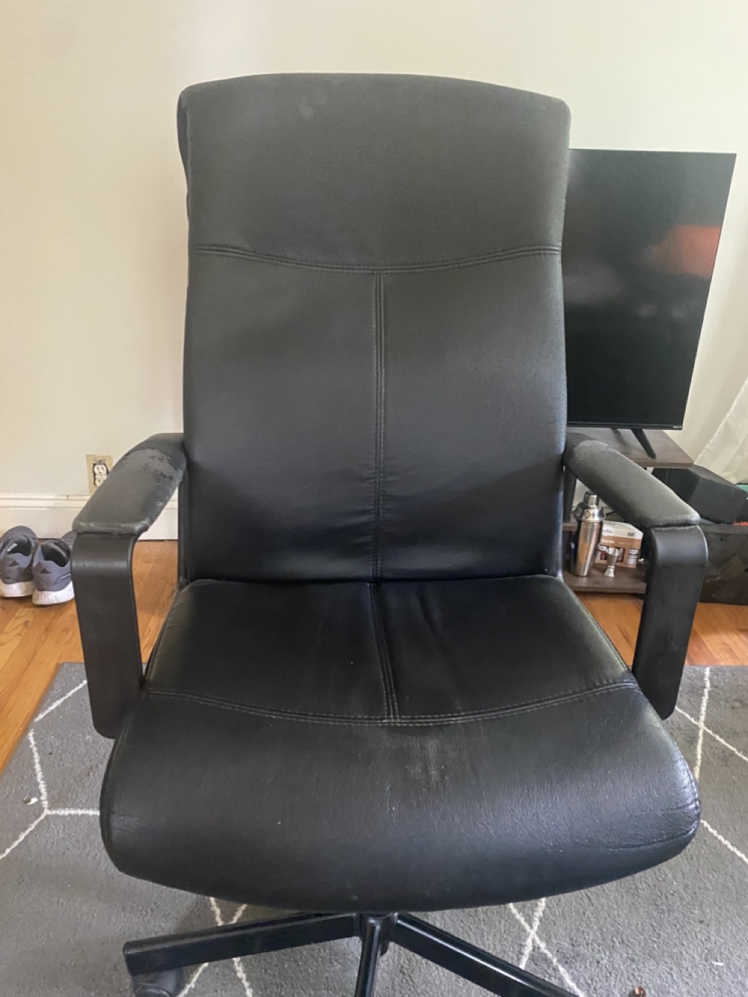 Black Office Chair - Gently Used - photo 3