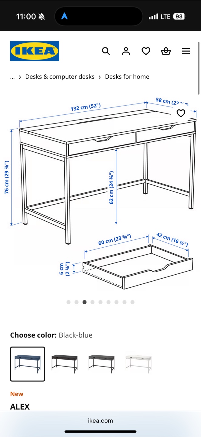IKEA Alex Desk - photo 2