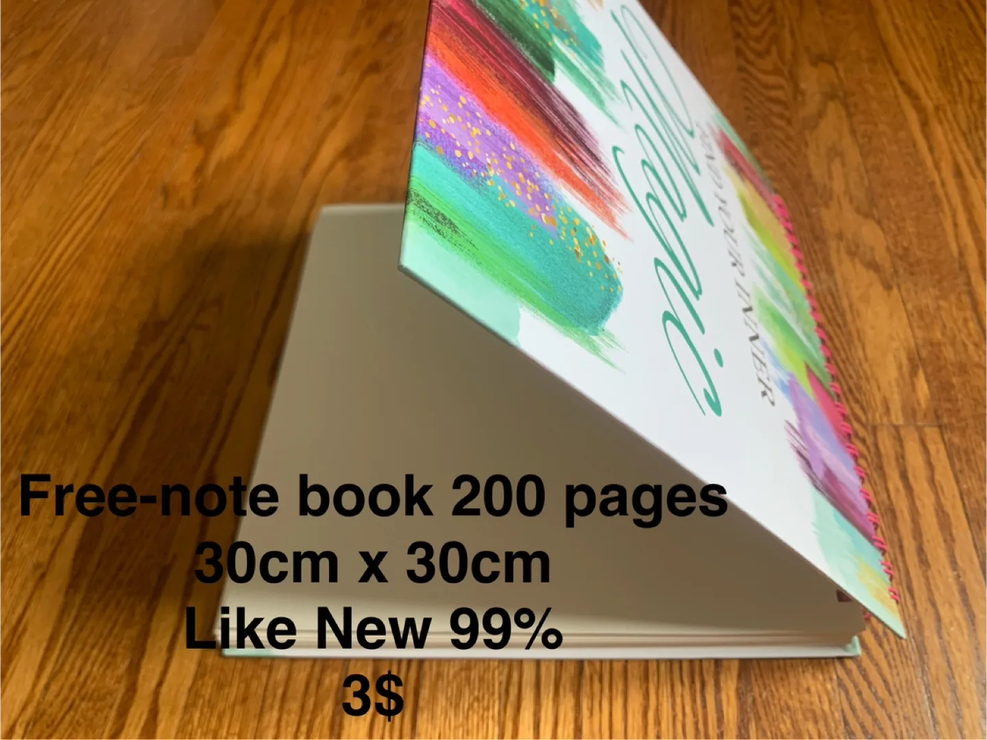 Free-notebook 200 pages, 30cm x 30cm thumbnail