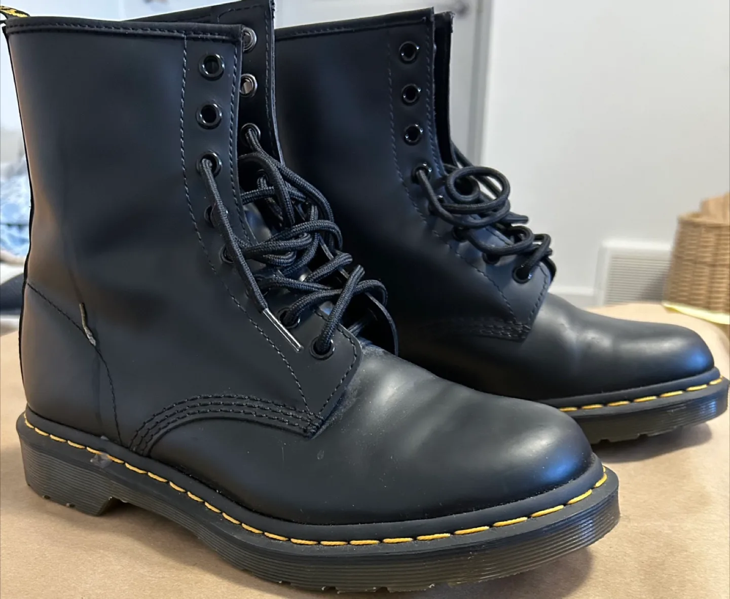 Dr. Martens 1460 W Black Boots - Women's US 9