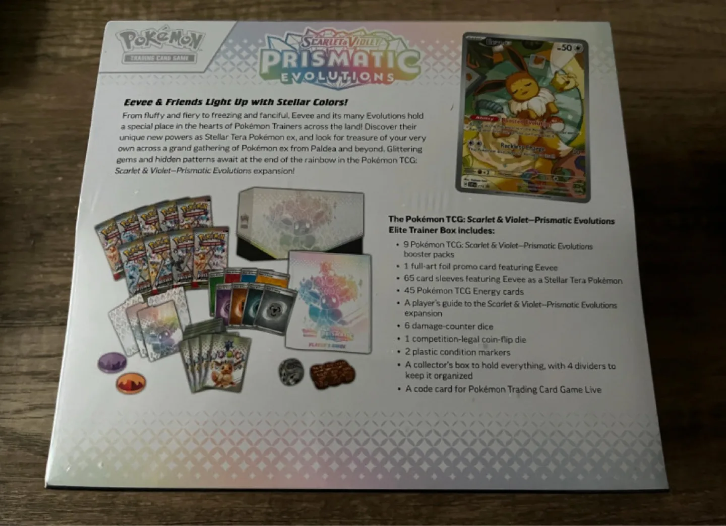 Pokemon Prismatic Evolutions Elite Trainer Box image indicator(2)