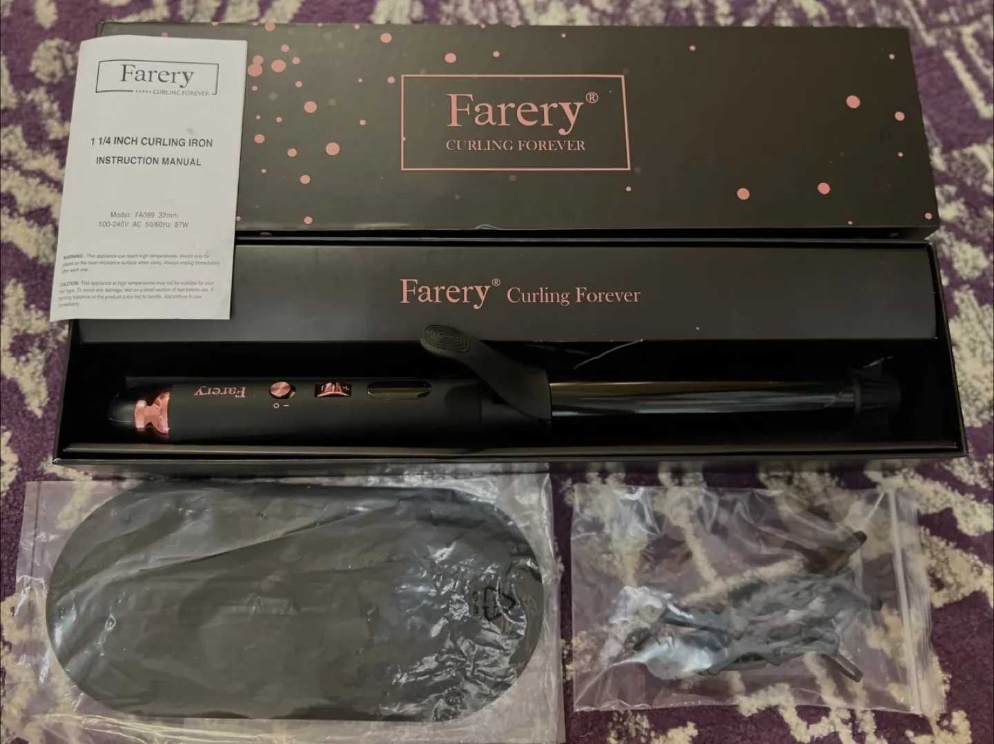 Farery Curling Forever 1 1/4 Inch Curling Iron thumbnail