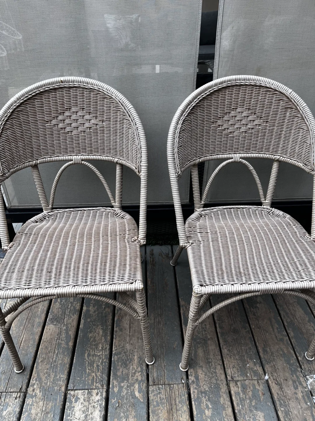 🇨🇦 Wicker Outdoor Chairs - Set of 2 thumbnail