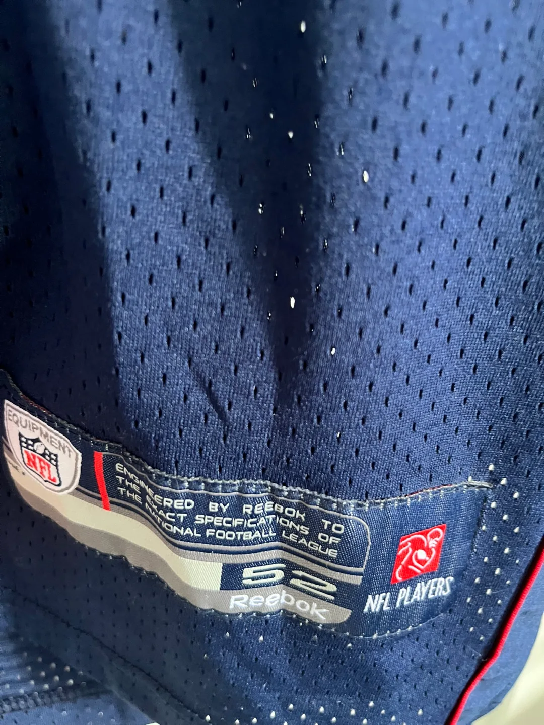 Reebok NFL Patriots #81 Moss Jersey - Size 52 image indicator(4)