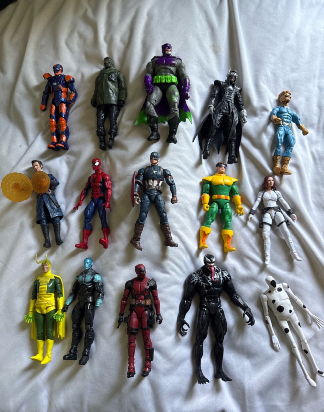 Marvel Legends and Mcfarlen Figure lot