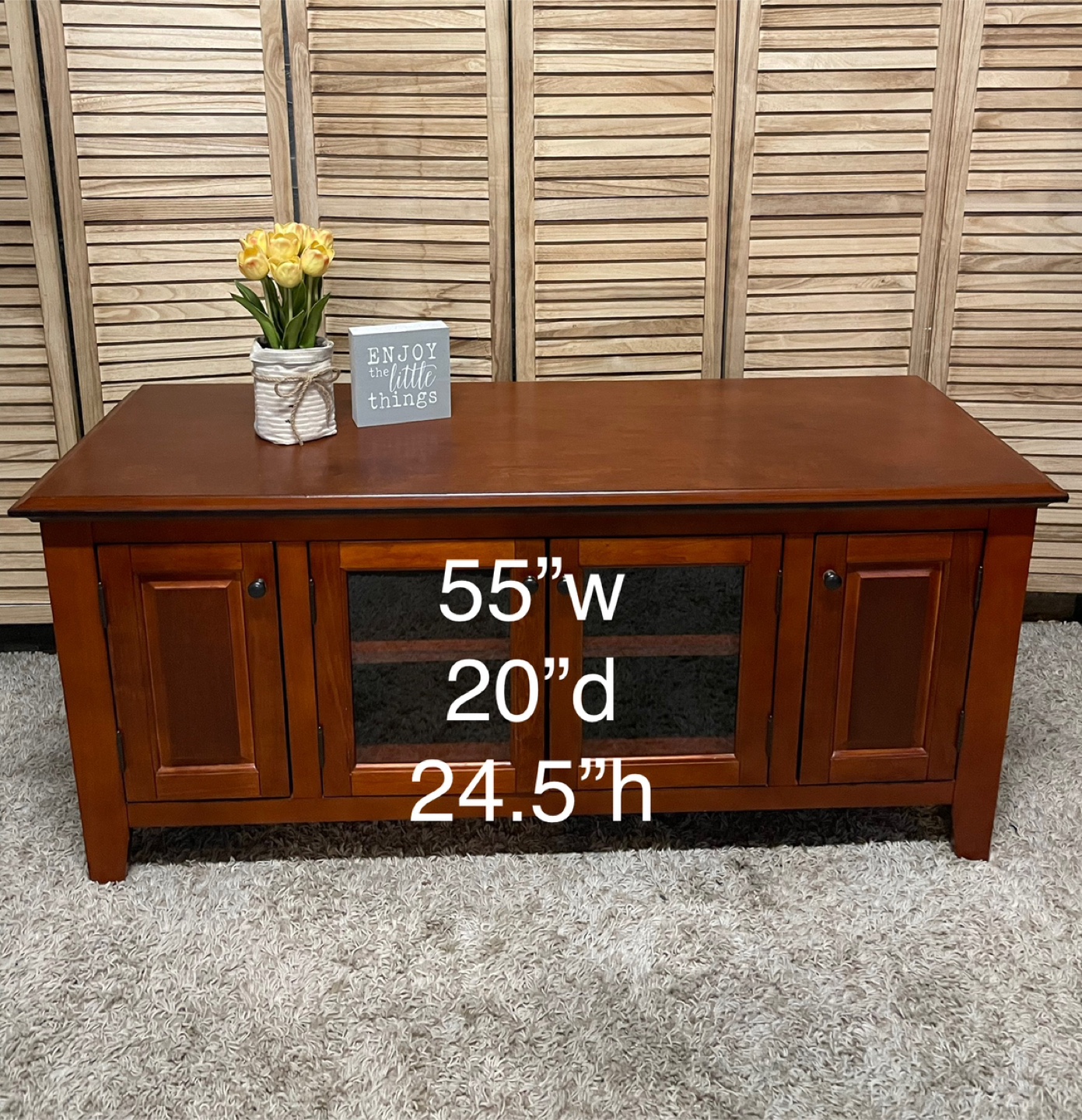 Solid wood TV Stand - photo 5