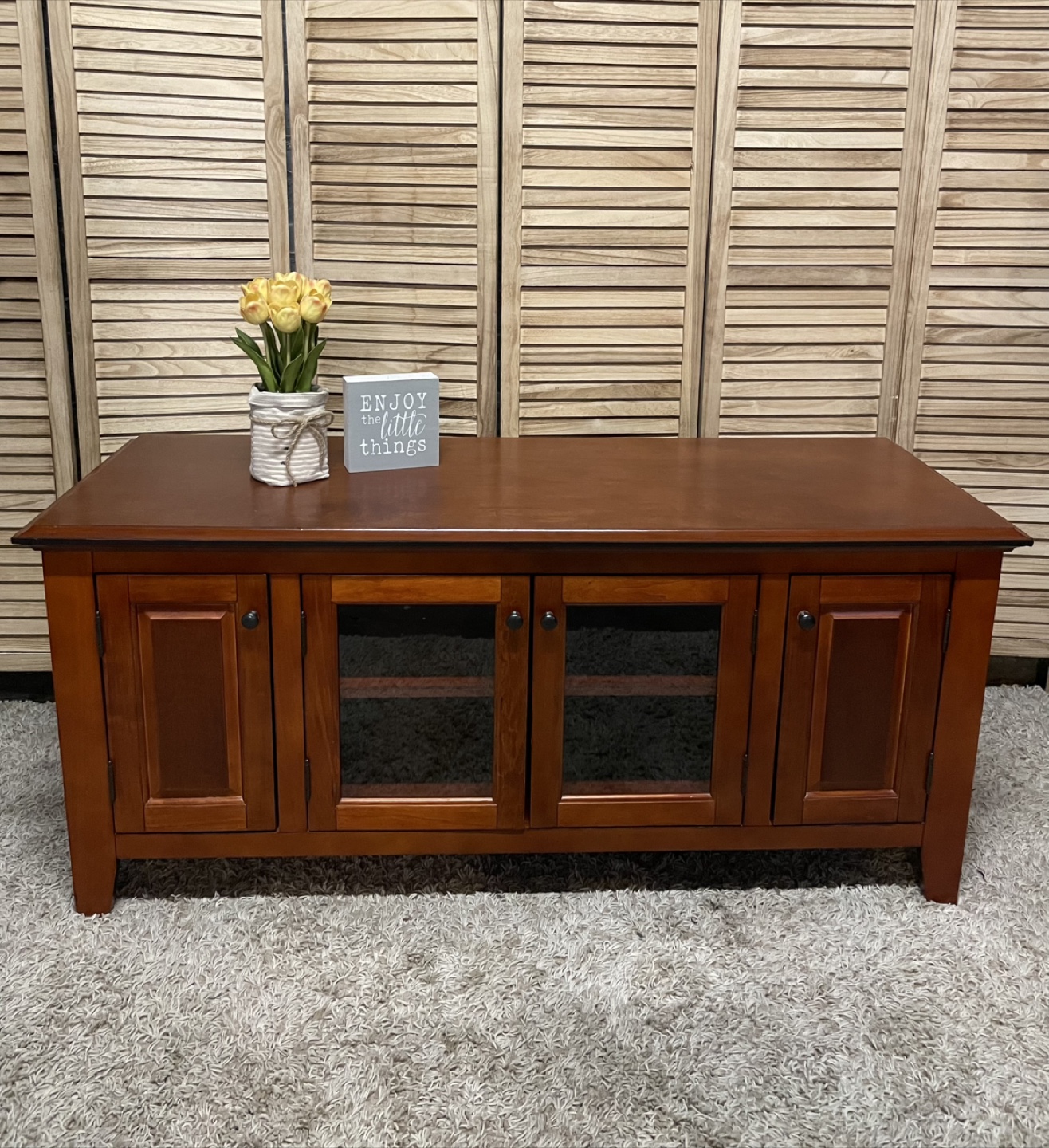 Solid wood TV Stand - photo 2