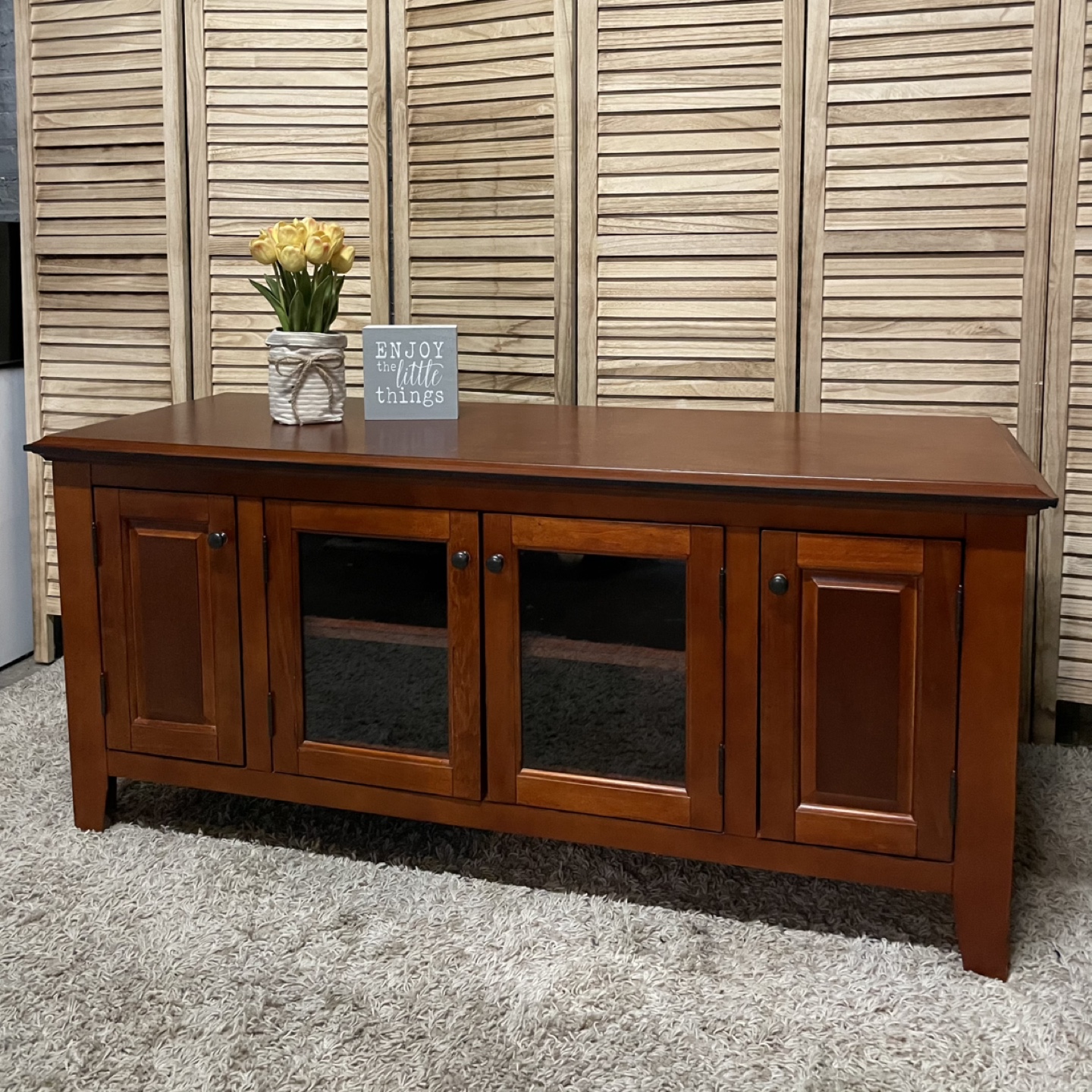 Solid wood TV Stand - photo 4