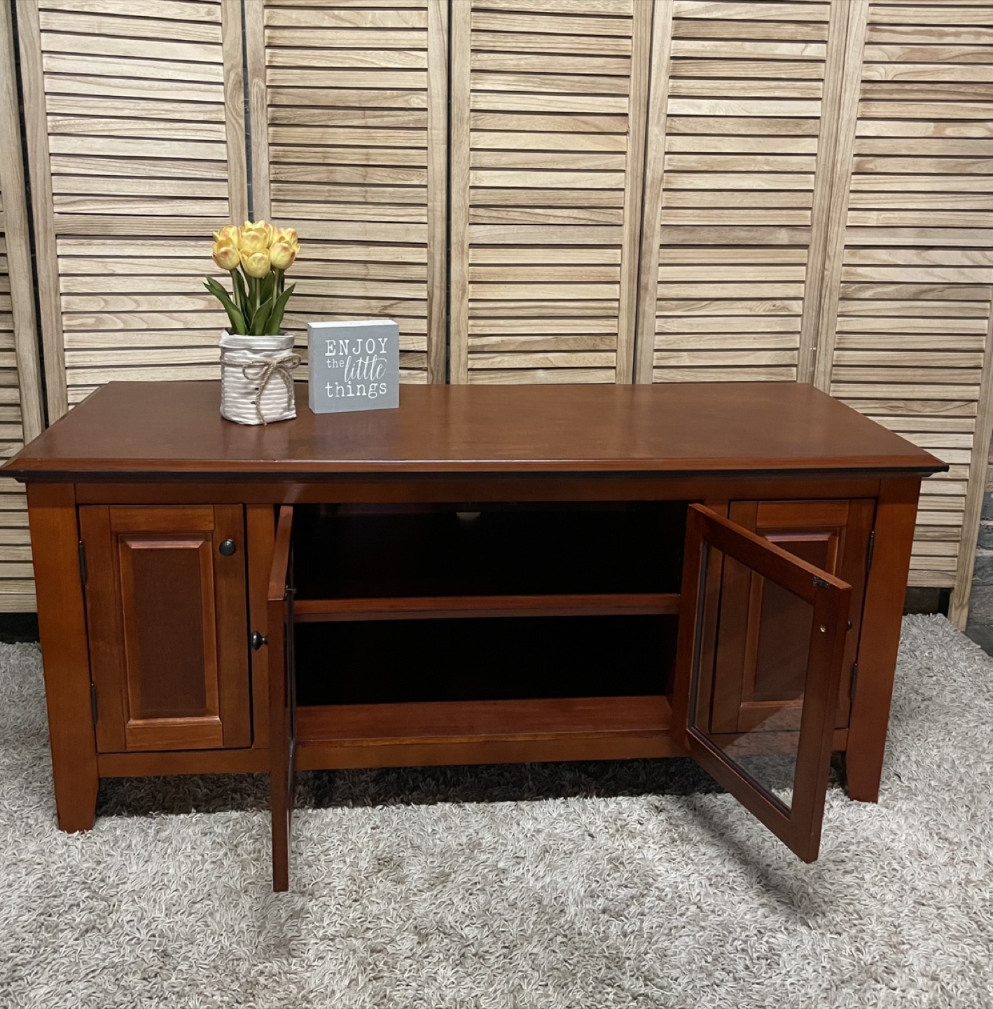 Solid wood TV Stand - photo 3