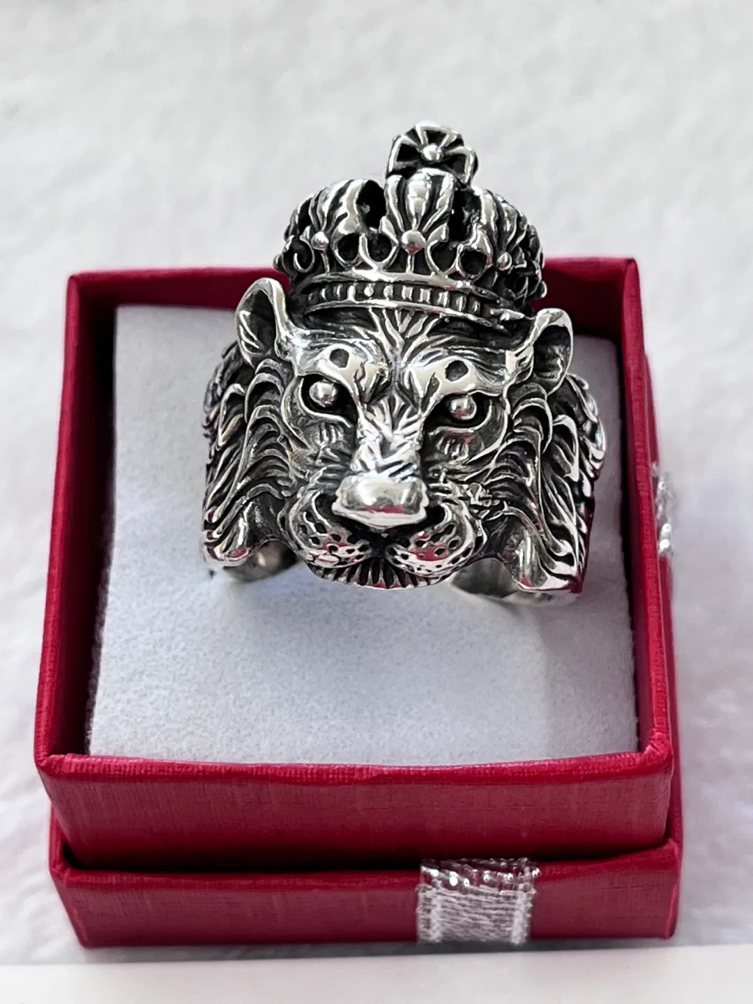 Joyería La Guerrerense Lion Head Ring thumbnail