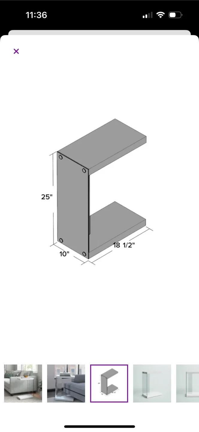 Zipcode Design Amedee End Table thumbnail