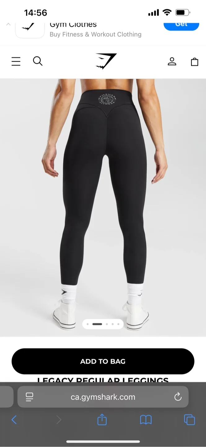 Gymshark Legacy Leggings - XS thumbnail
