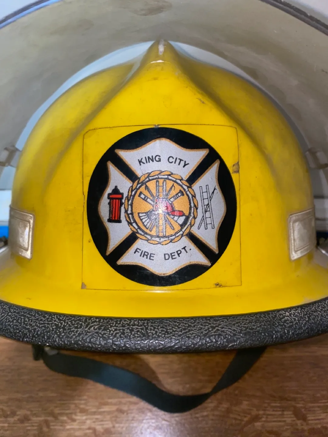 King City Fire Dept. Helmet - Yellow thumbnail