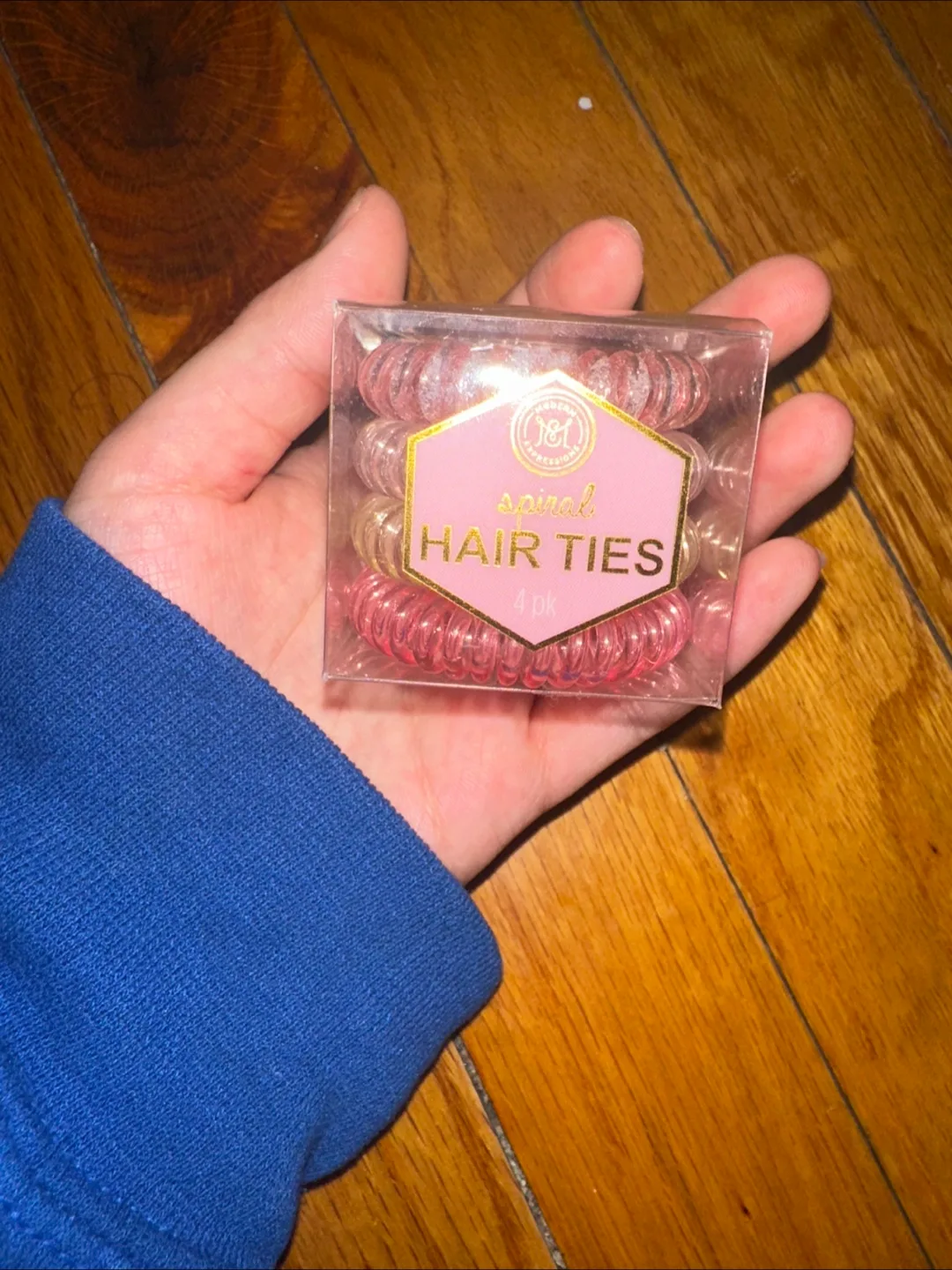 Spiral Hair Ties - 4 pack 🧡 thumbnail