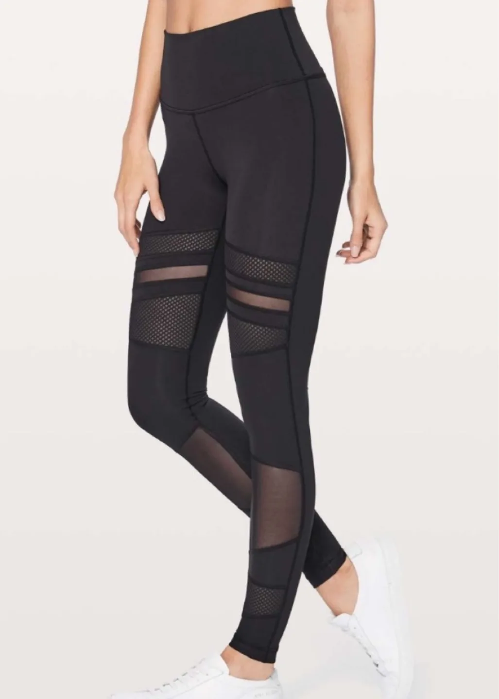Lululemon Wunder Under Hi-Rise Tight Mix & Mesh 28" - size 6 thumbnail
