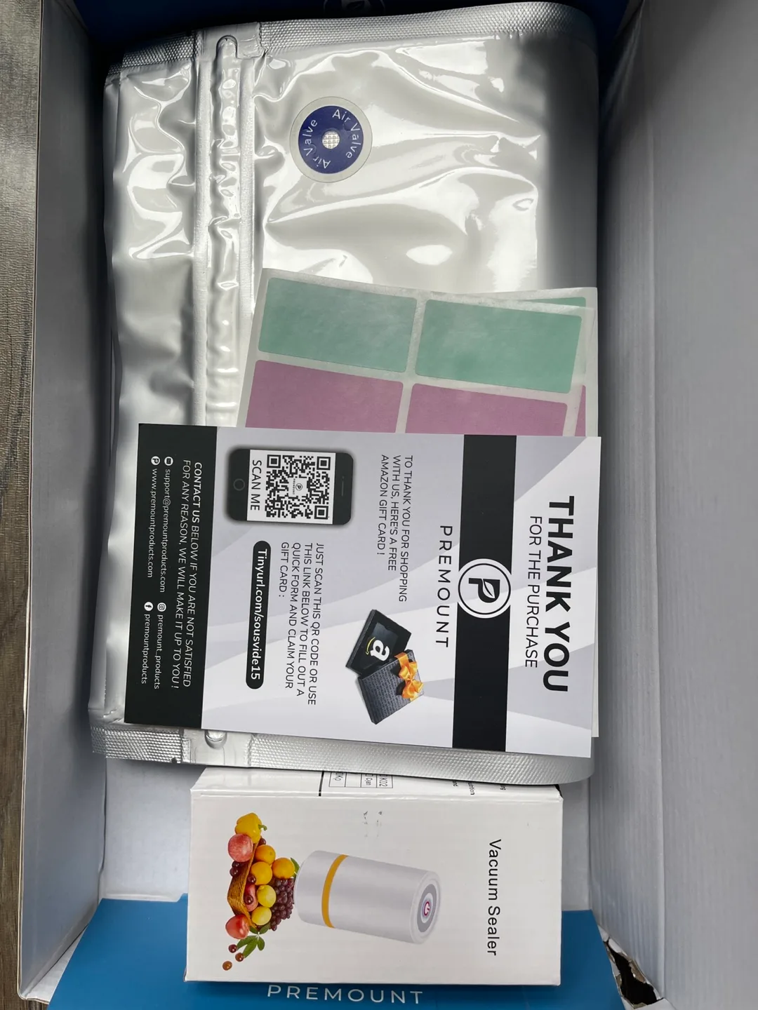 Mylar Bags with Vacuum Sealer x 15 🇨🇦 image indicator(3)