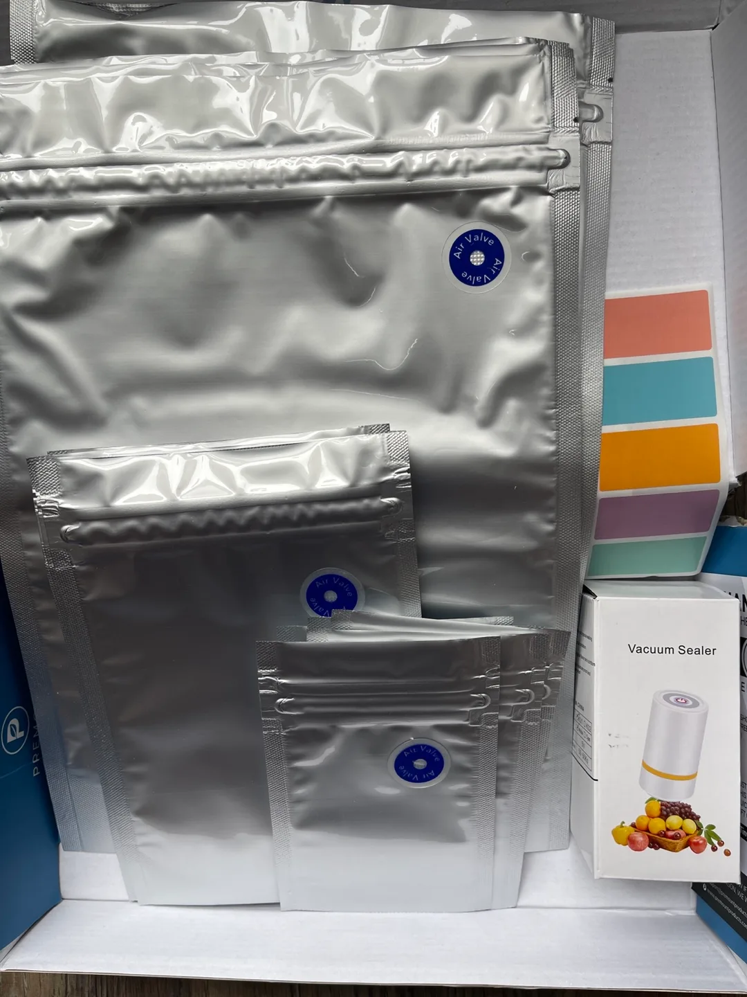 Mylar Bags with Vacuum Sealer x 15 🇨🇦 image indicator(2)