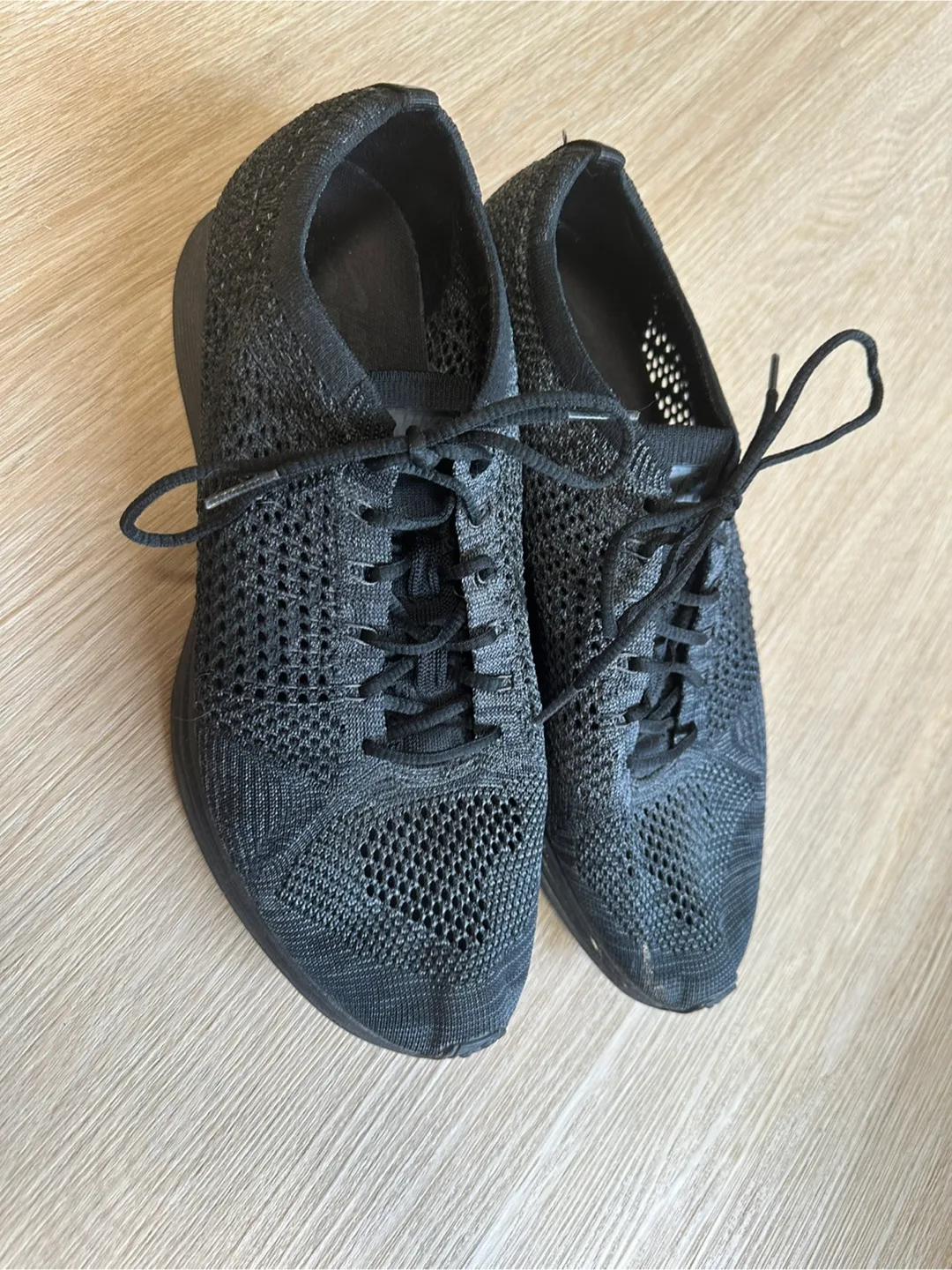 Nike Flyknit Racer Black Size 12 US thumbnail