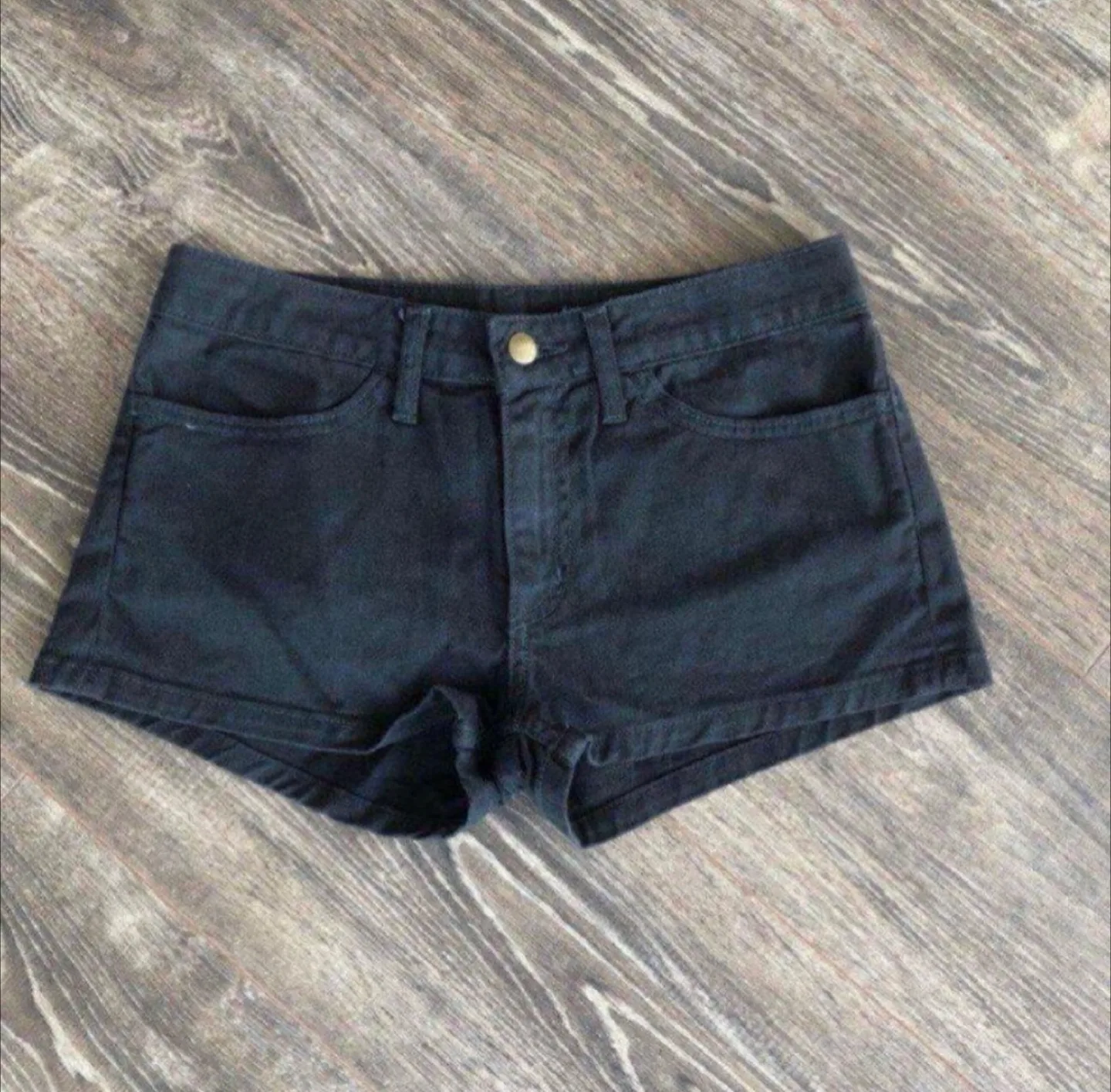 American Apparel Denim Shorts size 26 thumbnail