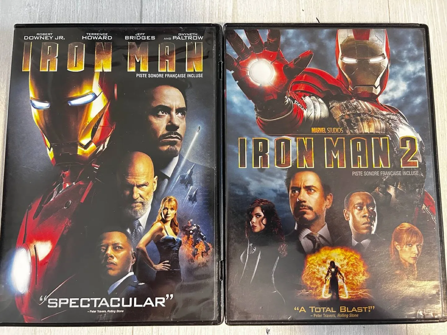 Iron Man 1 and 2 DVD thumbnail