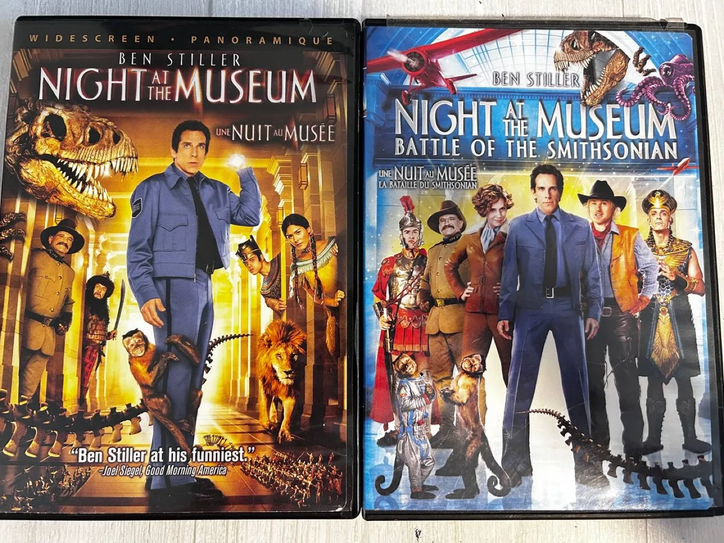 Night at the Museum DVDs thumbnail