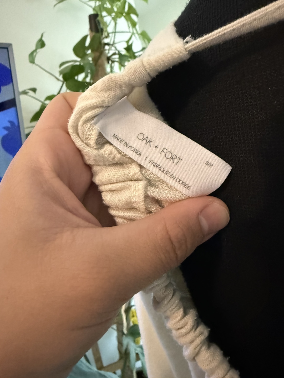 Oak + Fort Long Sleeve Crop Top - Size S/P - photo 3