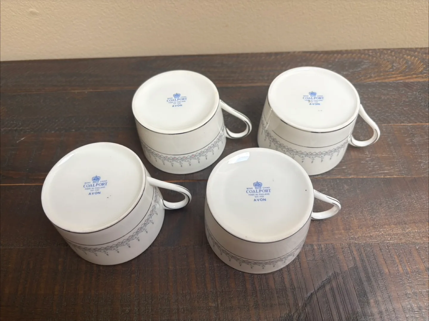 $10all~ Coalport Avon Tea Cups Set of 4 image indicator(2)