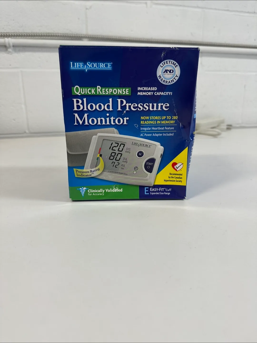 LifeSource Quick Response Blood Pressure Monitor thumbnail
