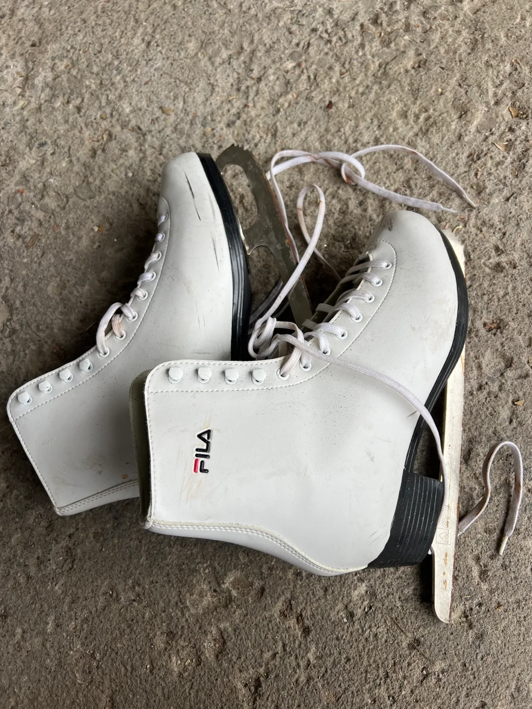 Fila White Ice Skates thumbnail