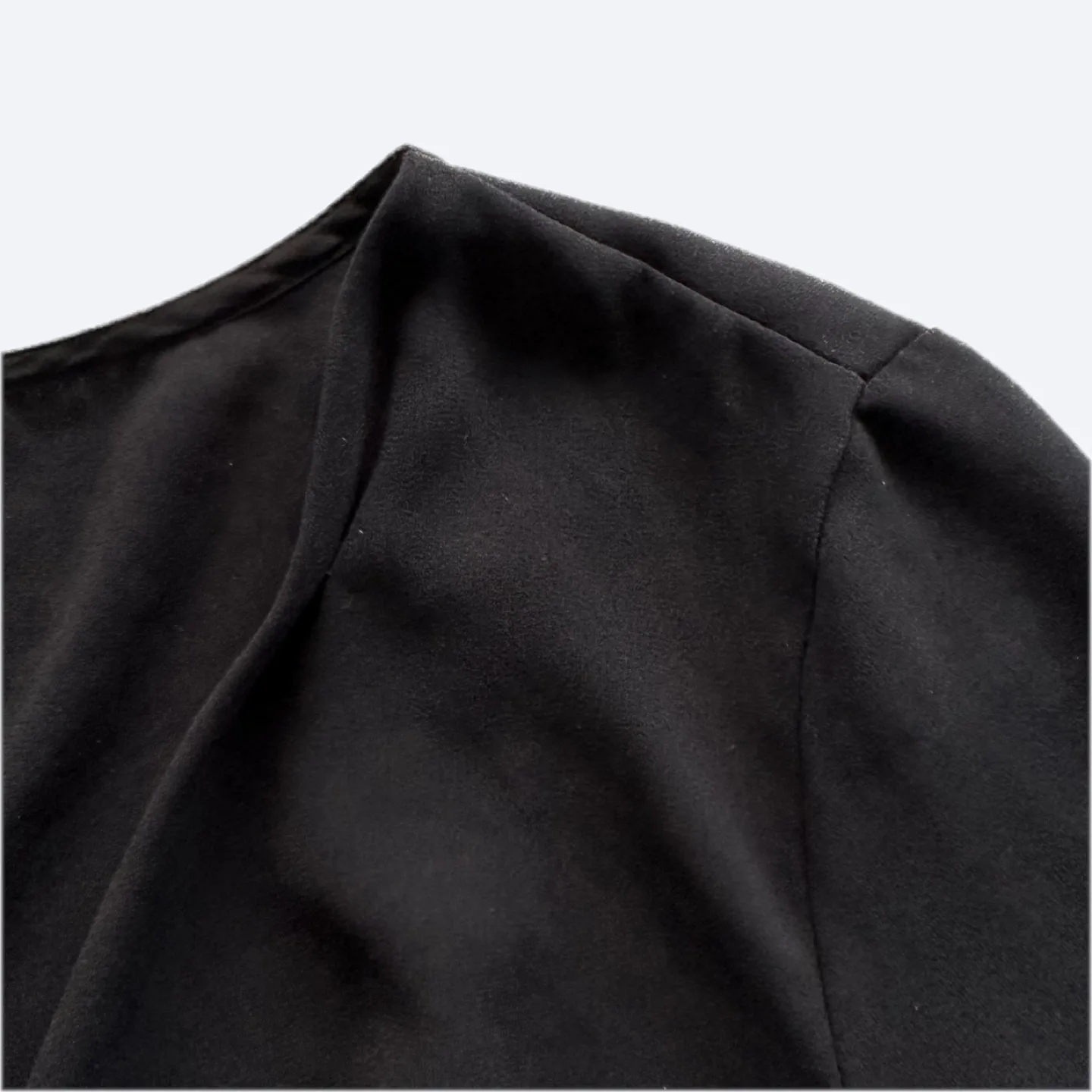 Wilfred Free Black Wrap Dress Size 6 image indicator(7)