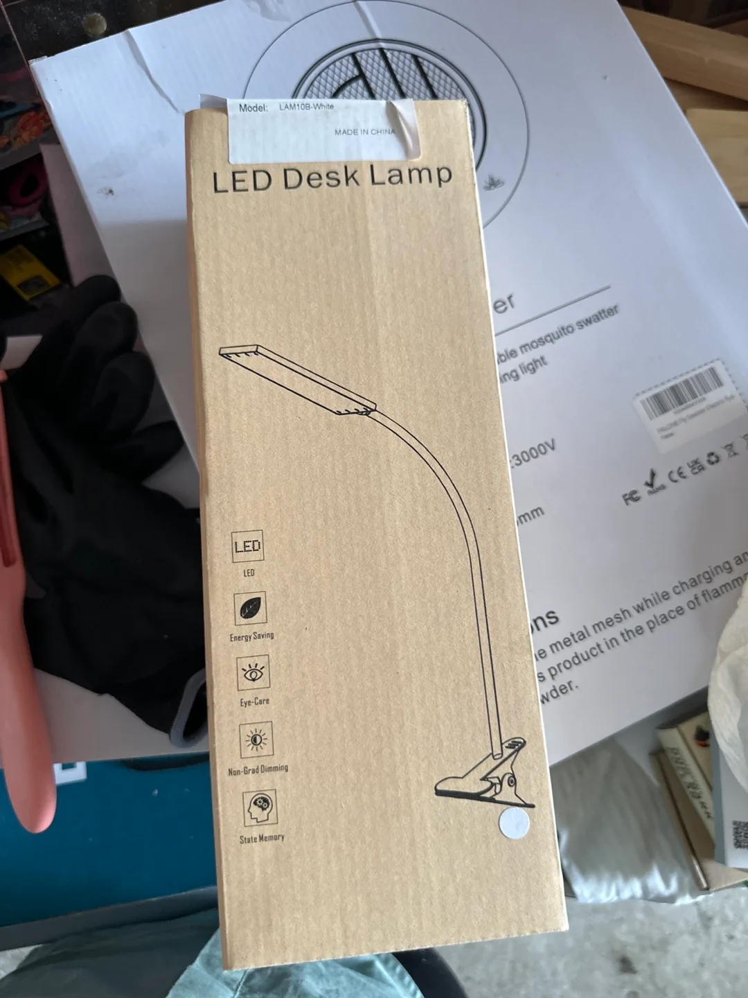 LED Desk Lamp - LAM10B White thumbnail