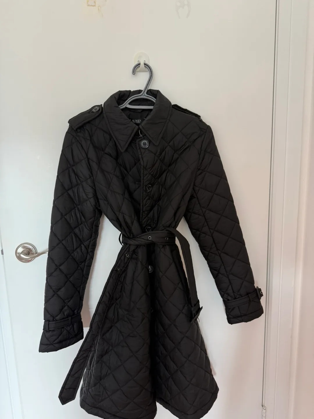 Ralph Lauren Black Quilted Jacket thumbnail