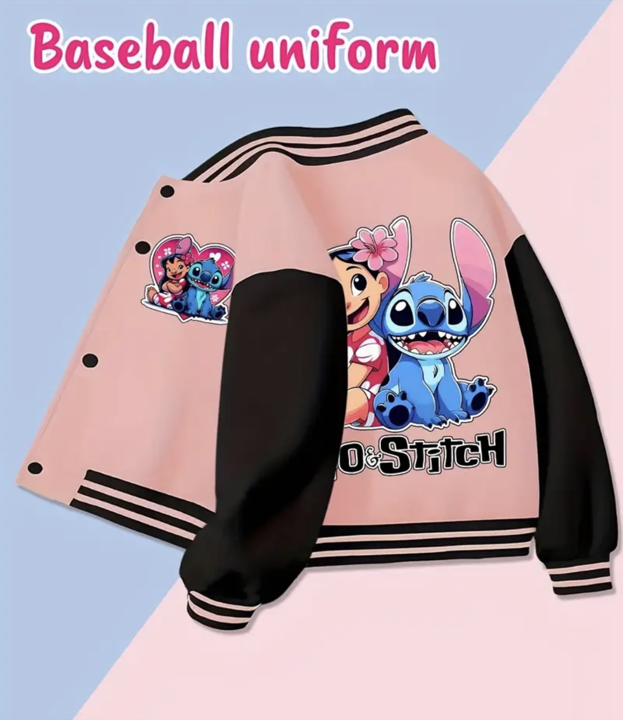 Lilo & Stitch Baseball Jacket - Size 5-6Y - photo 2