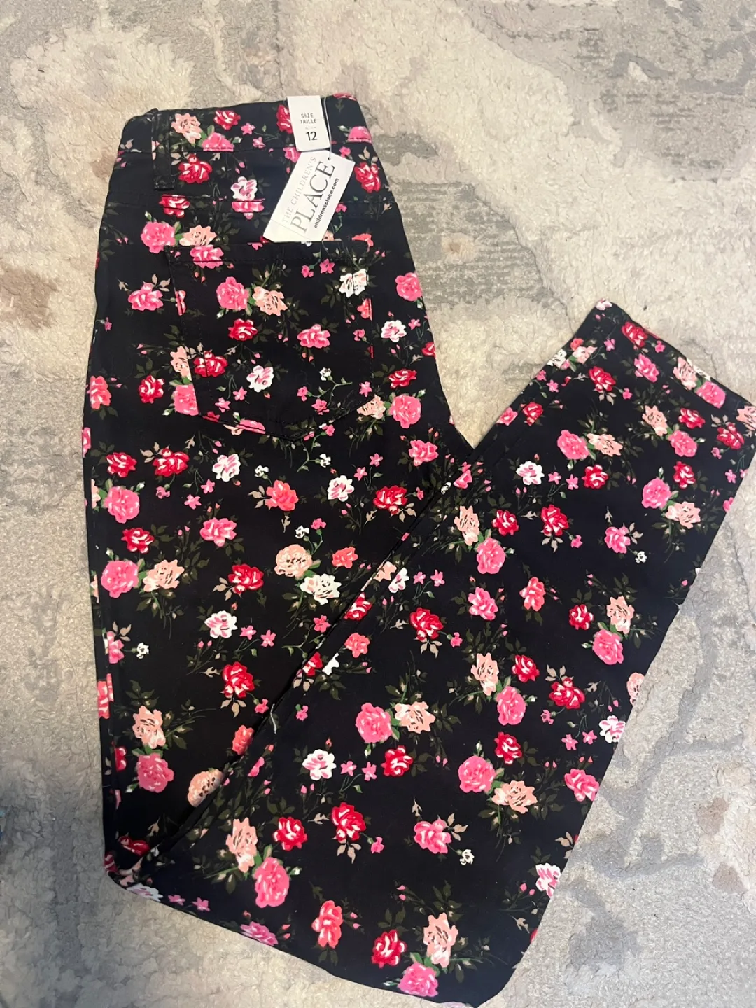 The Children's Place Floral trousers - Size 12 thumbnail