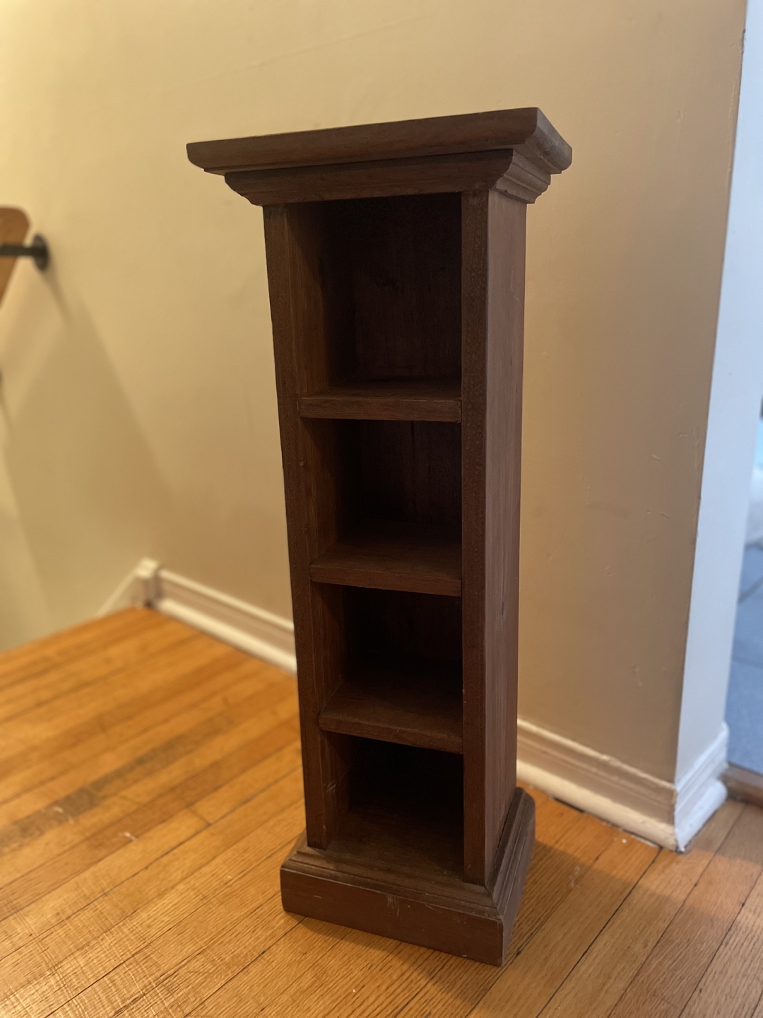 Small wooden storage unit
