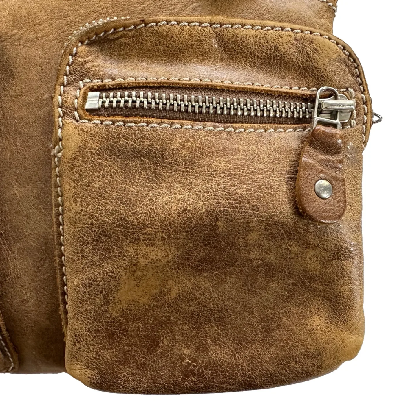 Roots Genuine Leather Brown Crossbody Bag image indicator(5)