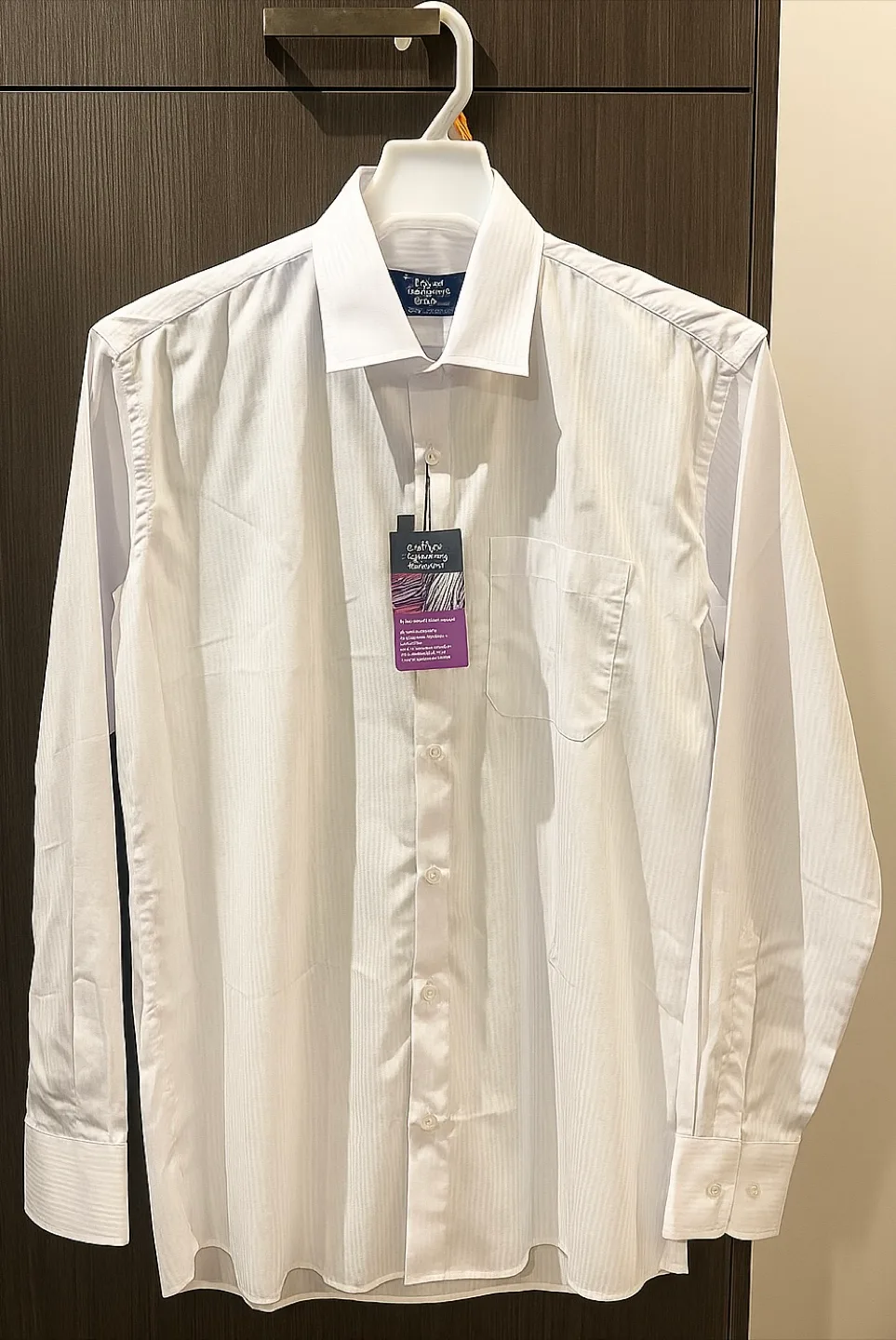 Diners Luxury Extra Fine Cotton Shirt - Size 16½ thumbnail