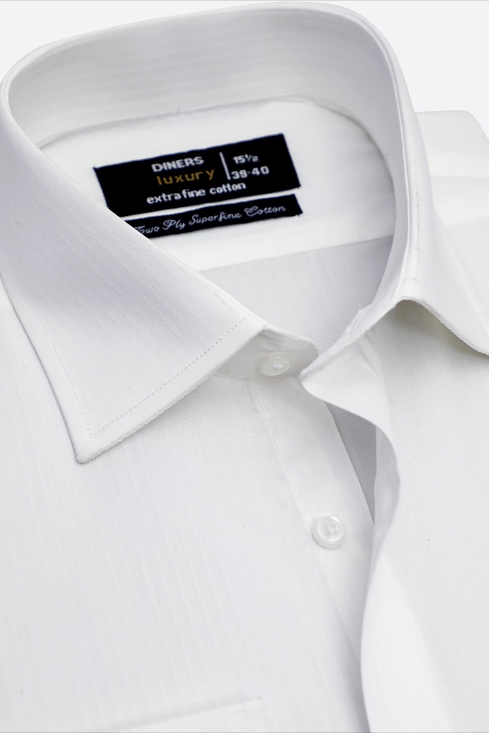 Diners Luxury Extra Fine Cotton Shirt - Size 16½ - photo 3