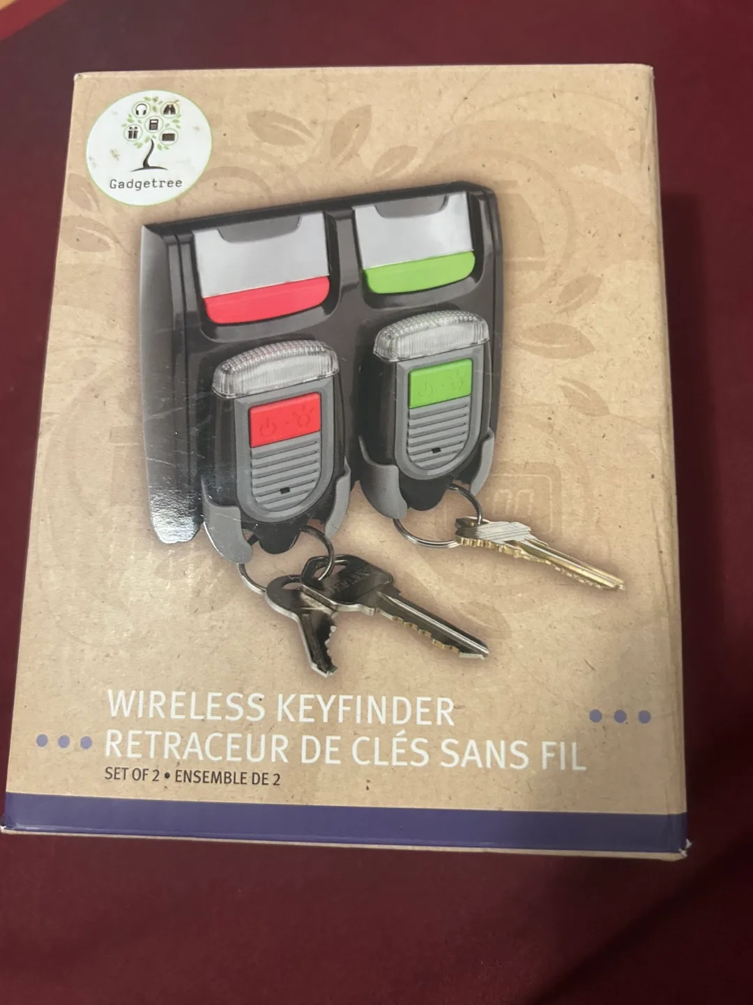 Gadgetree Wireless Keyfinder - Set of 2 thumbnail